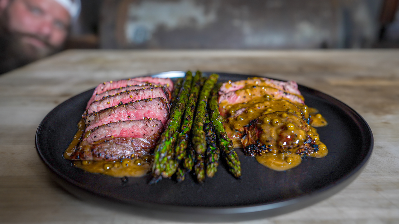 Steak Au Poivre!