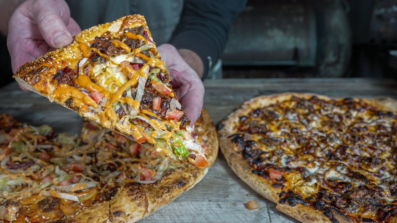 Bacon Smashburger Pizza!