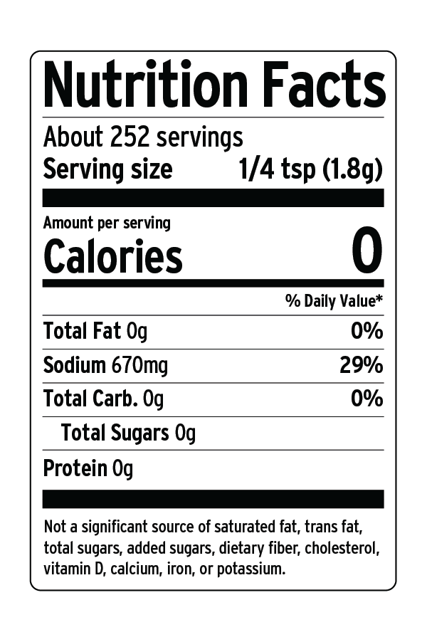 Nutrition Facts