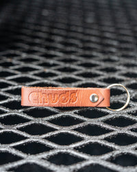 Smoked Leather Chuds Keychain