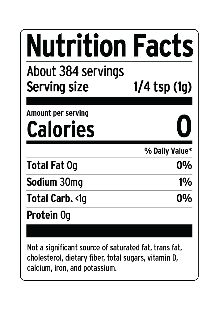 Nutrition Facts