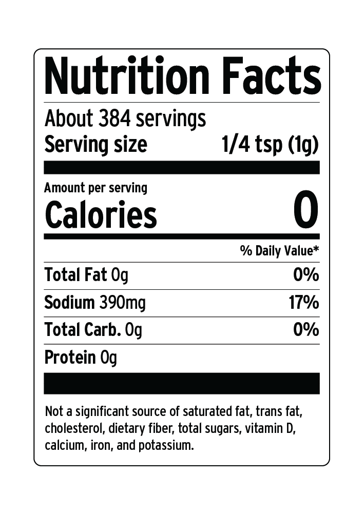 Nutrition Facts