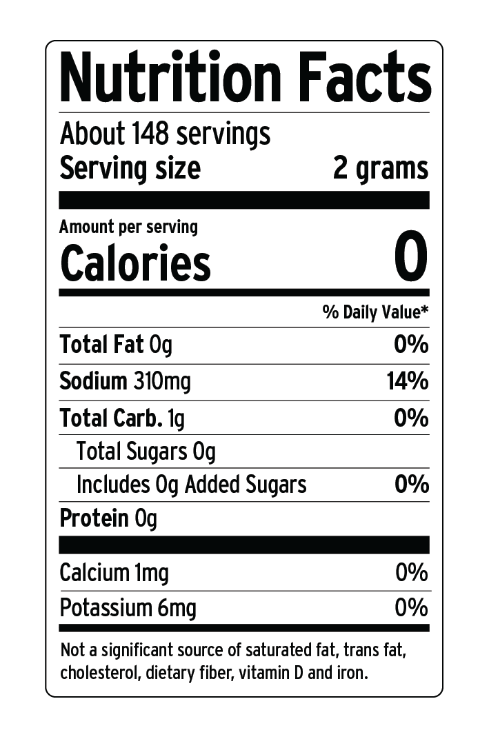 Nutrition Facts