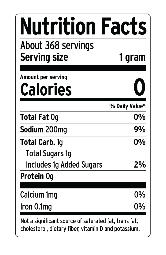 Nutrition Facts