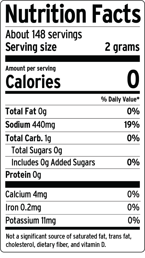 Nutrition Facts