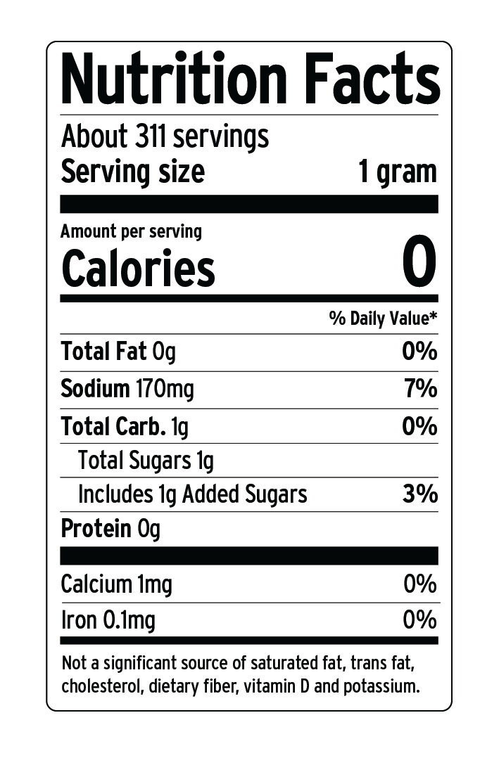 Nutrition Facts