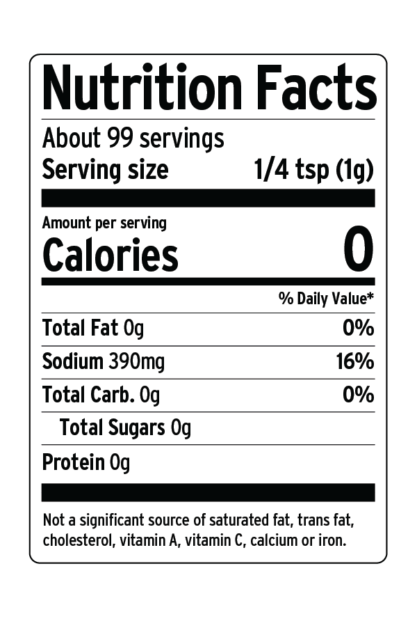 Nutrition Facts