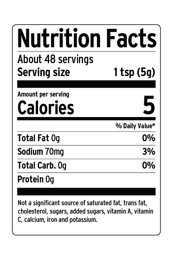 Nutrition Facts