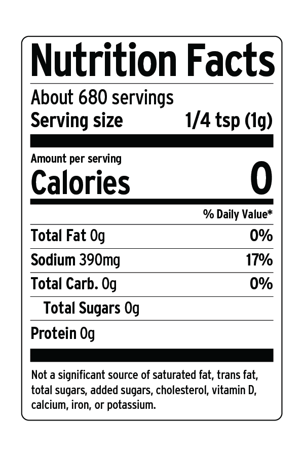 Nutrition Facts