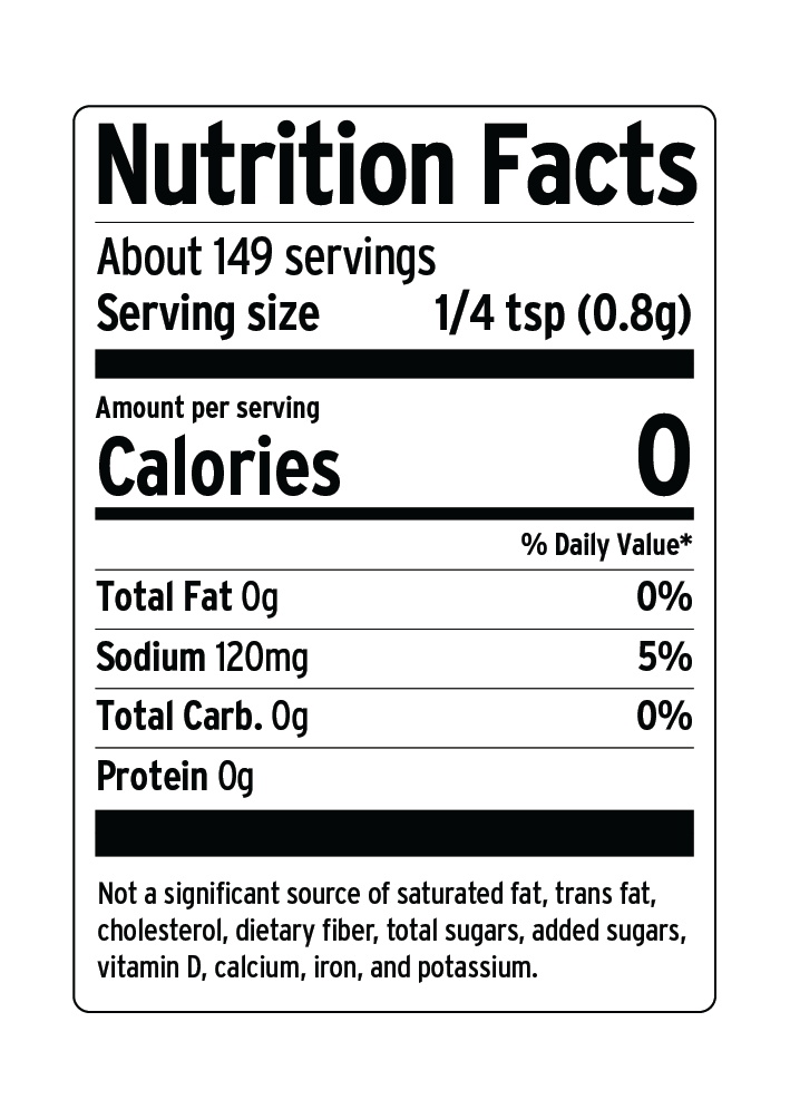 Nutrition Facts