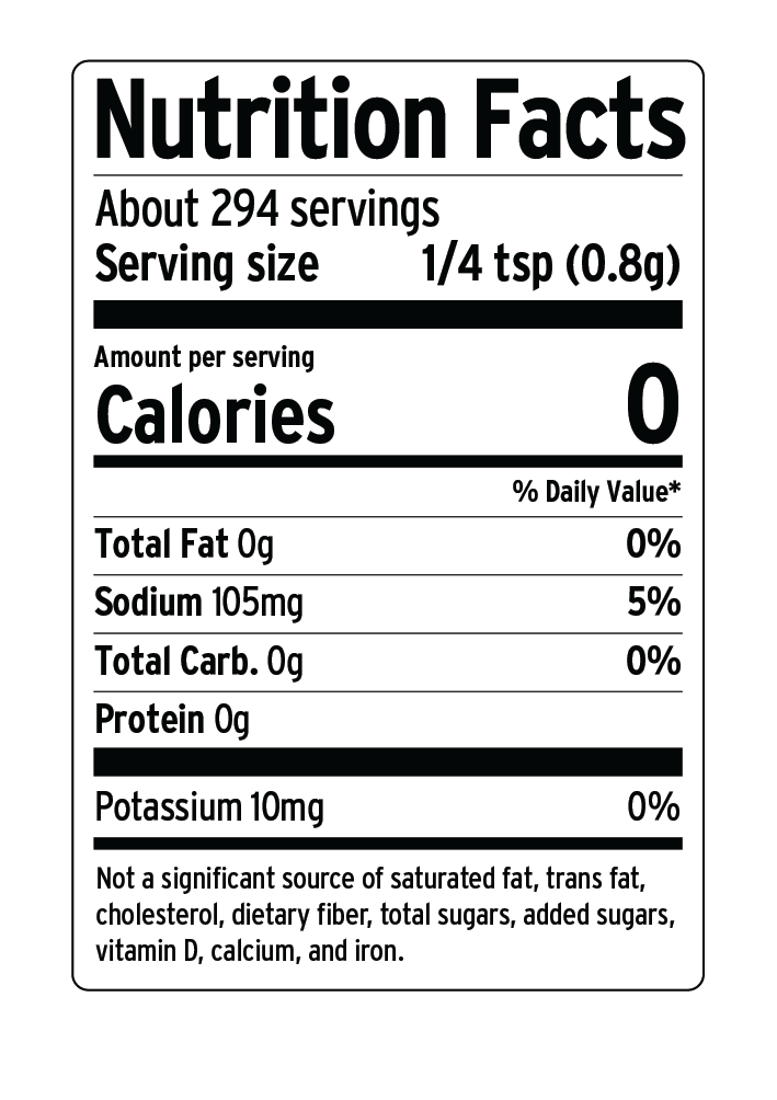 Nutrition Facts