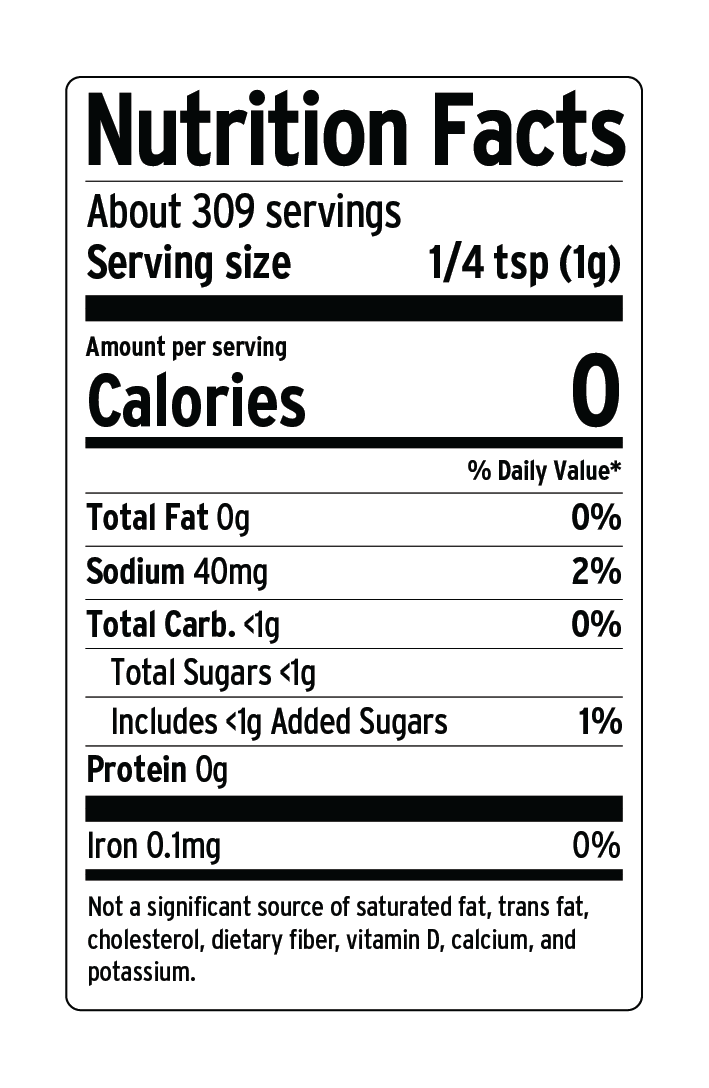 Nutrition Facts